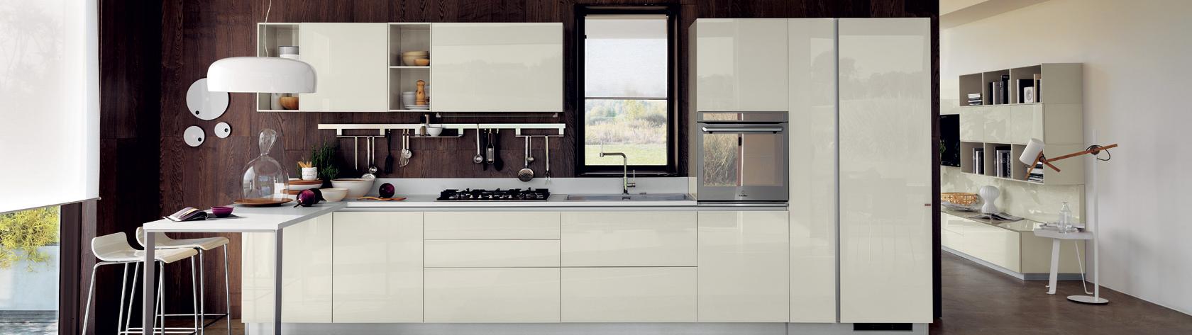 Cucina Liberamente Laccato Bianco