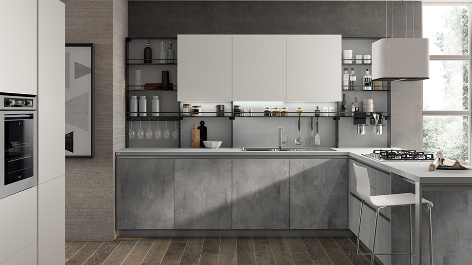 cucina Evolution con anta piana