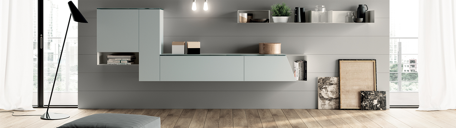 Arredare la zona living con Scavolini