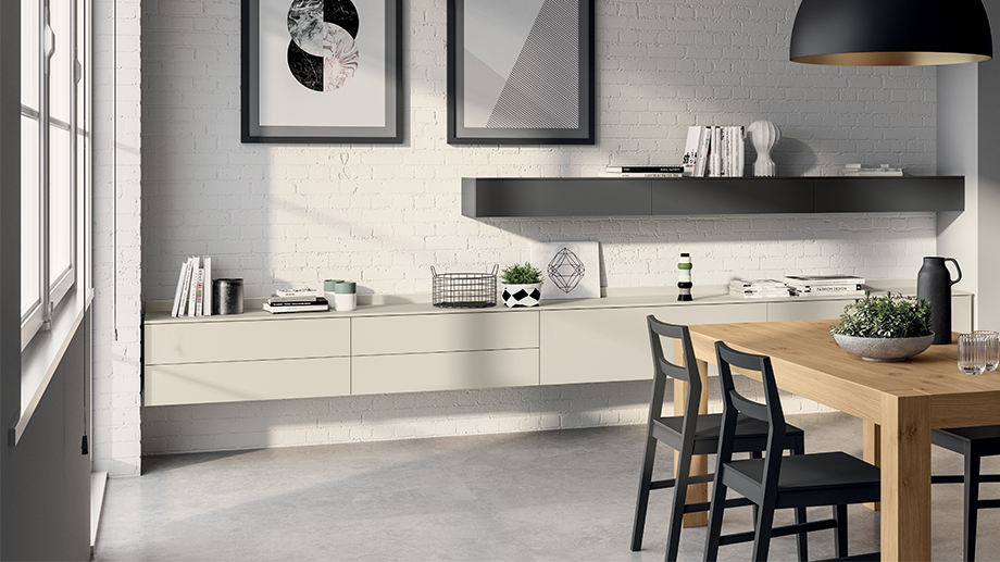 Zona living moderna - Evolution Scavolini