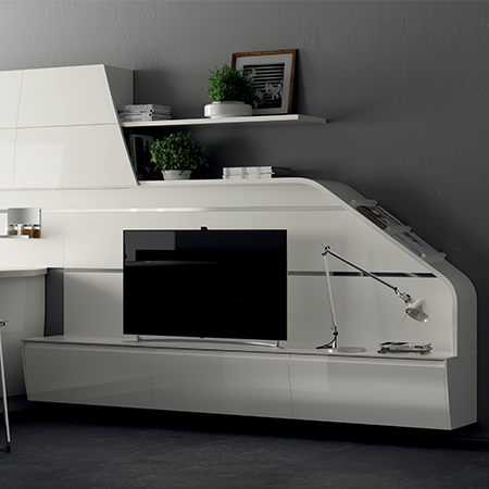 living zona giorno - Flux Swing Scavolini