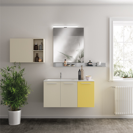 Mobili bagno componibili quo Scavolini per piccoli bagni