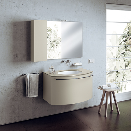 Aquo Scavolini proposta di arredo bagno piccolo