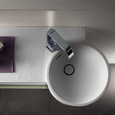 lavabo semincasso integrato bagno Idro Scavolini