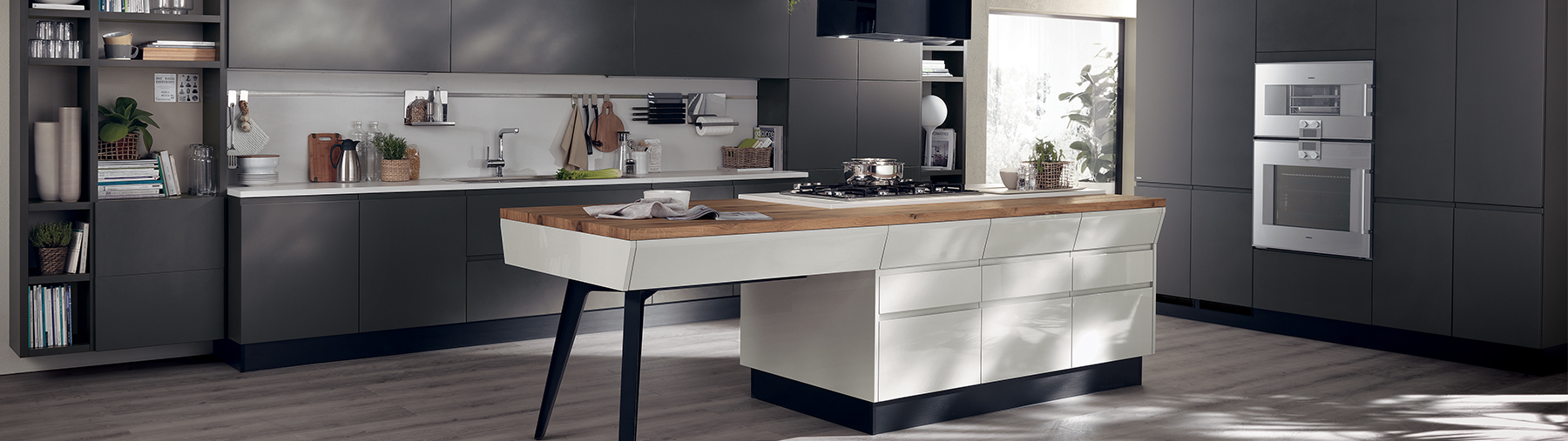 Cucina Scavolini con bancone