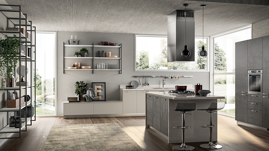 Mensole in cucina_Sax Scavolini