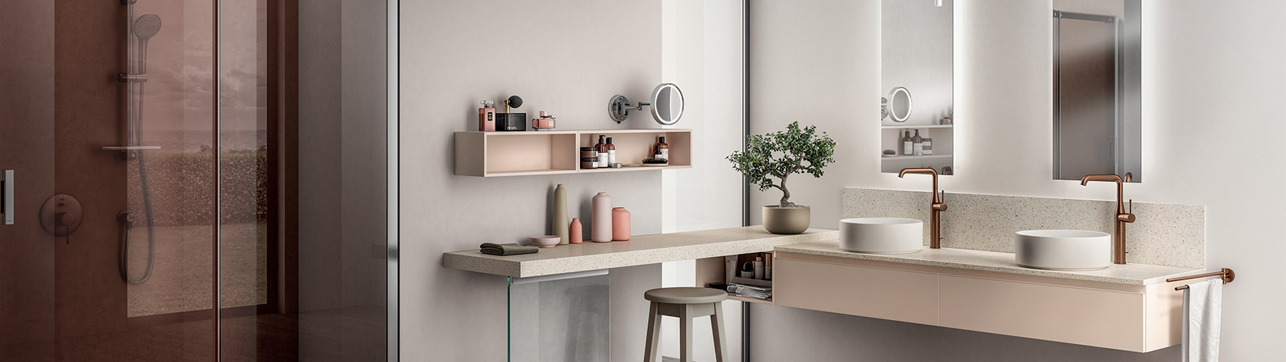 Bagno Tratto Scavolini color Cipria