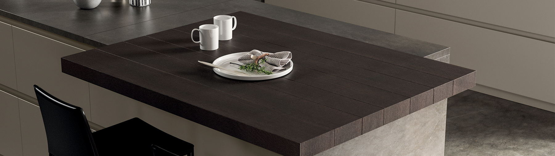 Piano estraibile in legno per cucina - Scavolini