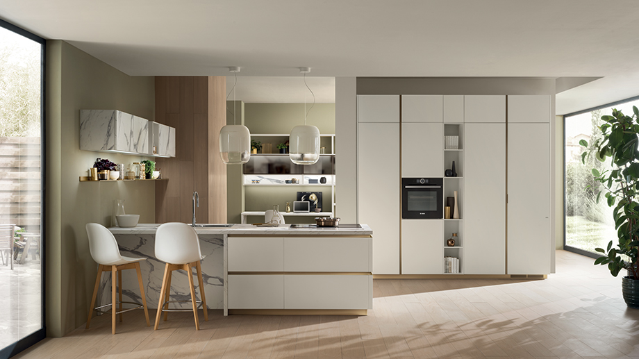 Cucina bianca - DeLinea by Scavolini