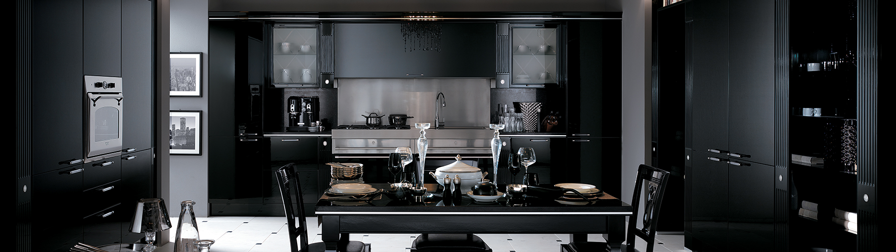 Cucina nera - Baccarat by Scavolini