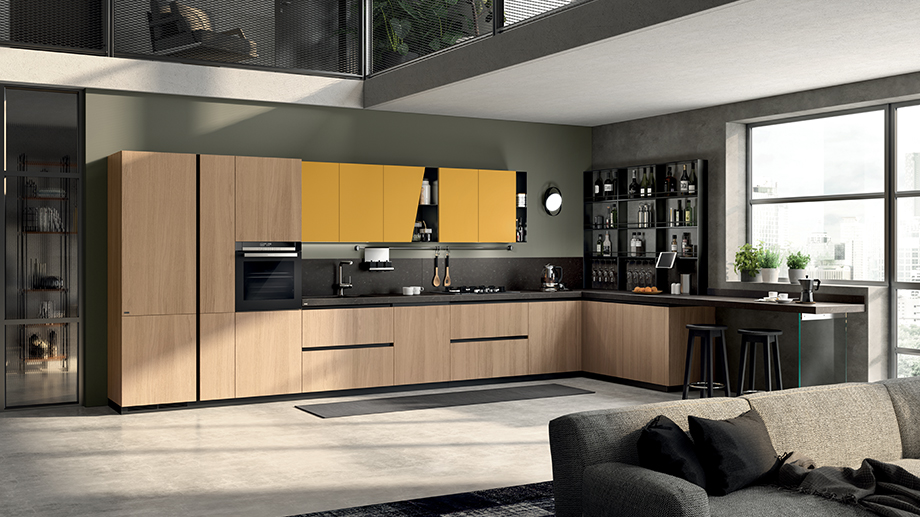 Pensili cucina colorati - LiberaMente Scavolini