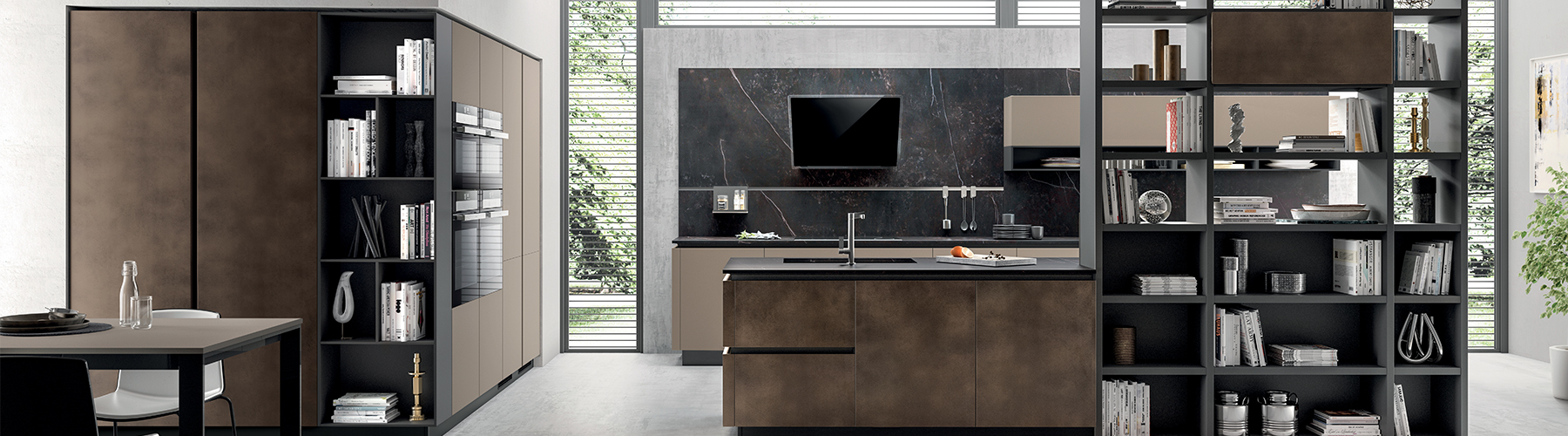 Cucine moderne colorate