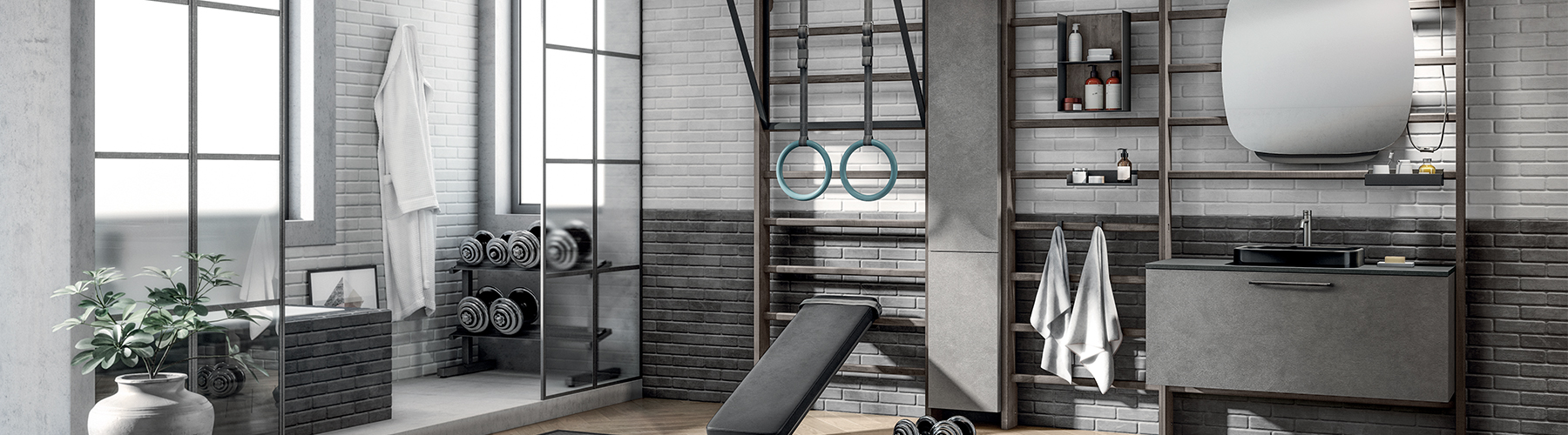 Arredo Bagno Gym Space Scavolini 