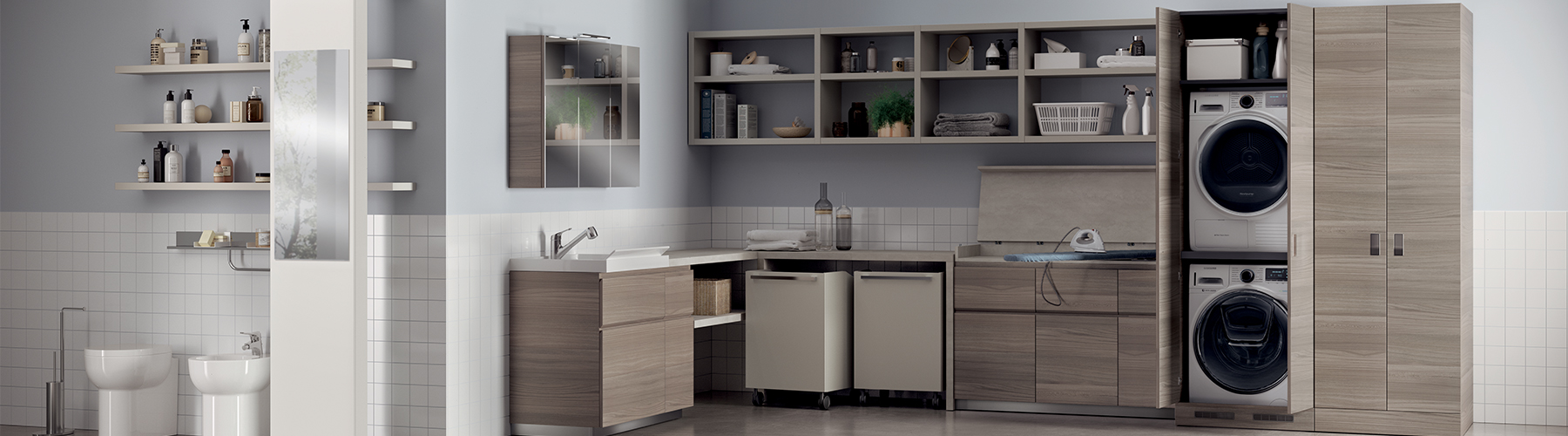 Arredo Bagno Laundry Space Scavolini 