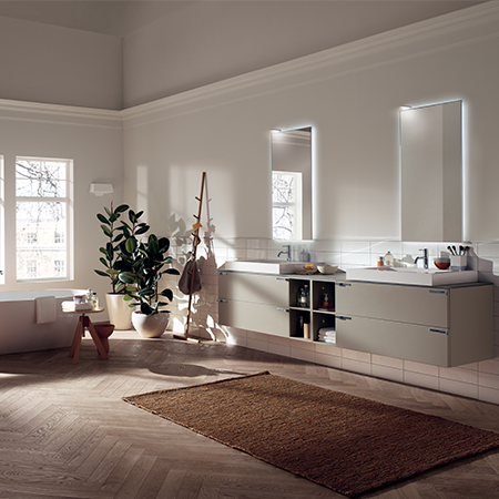 Arredo bagno moderno - Aquo by Scavolini