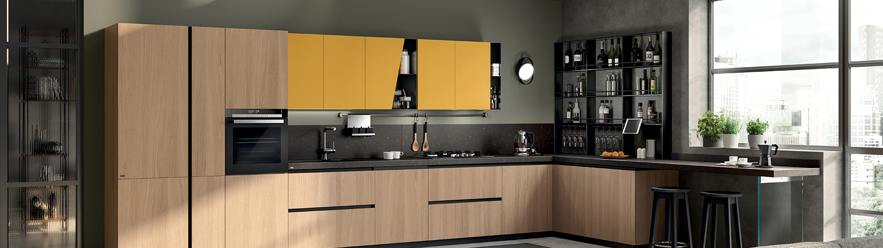 Colori cucina moderna - LiberaMente by Scavolini