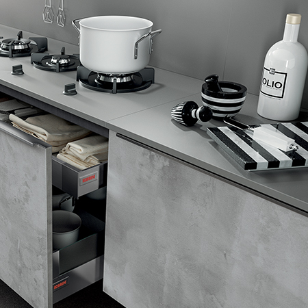 Piano cucina in Dekton