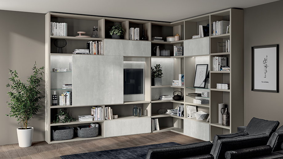 Mobili soggiorno - LiberaMente by Scavolini