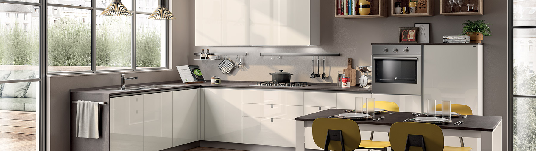 Cucina a L - Urban Minimal by Scavolini