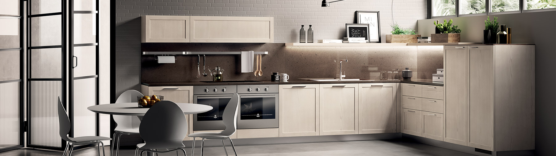 Profondità pensili cucina - Carattere by Scavolini