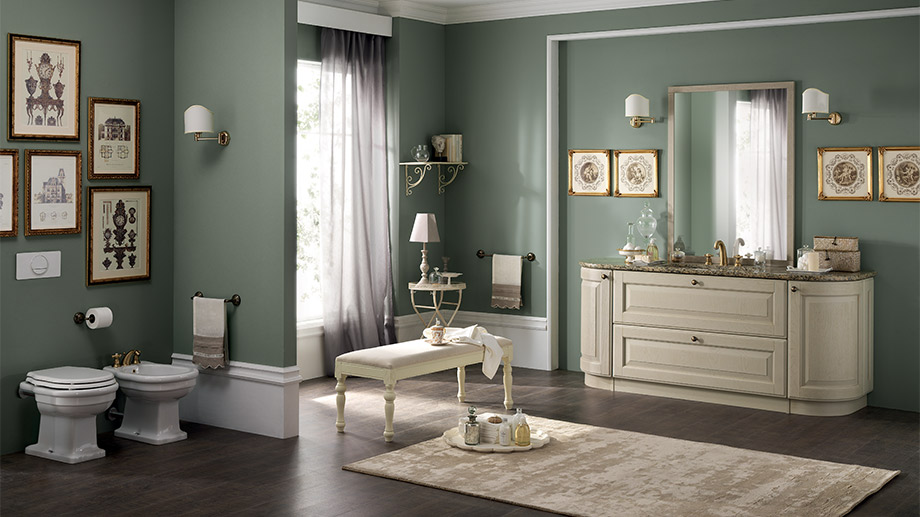 Mobili classici per il bagno - Baltimora by Scavolini