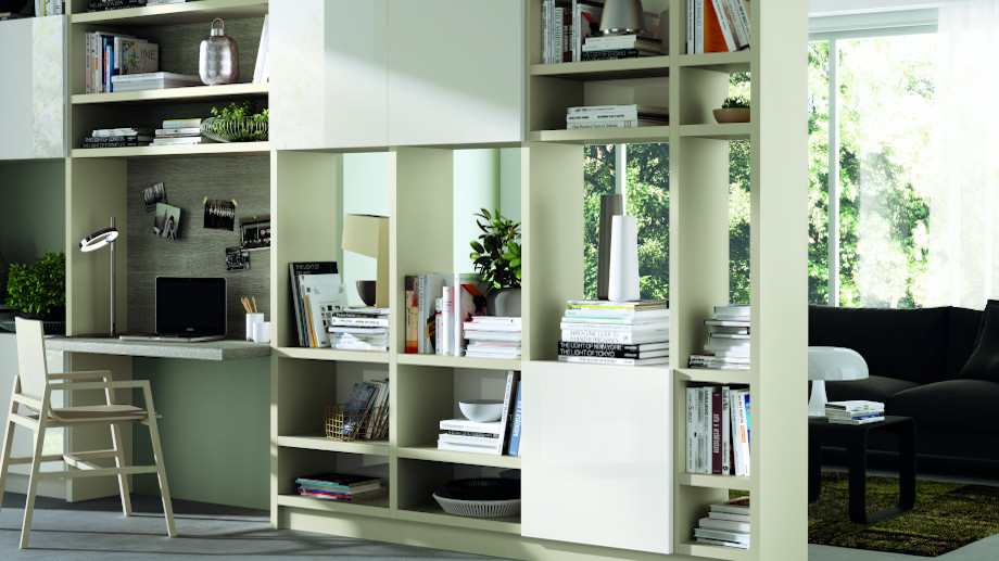 Sistema Parete Fluida by Scavolini