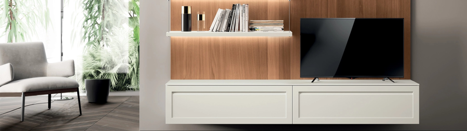 Come arredare in salotto piccolo - Living Carattere Scavolini