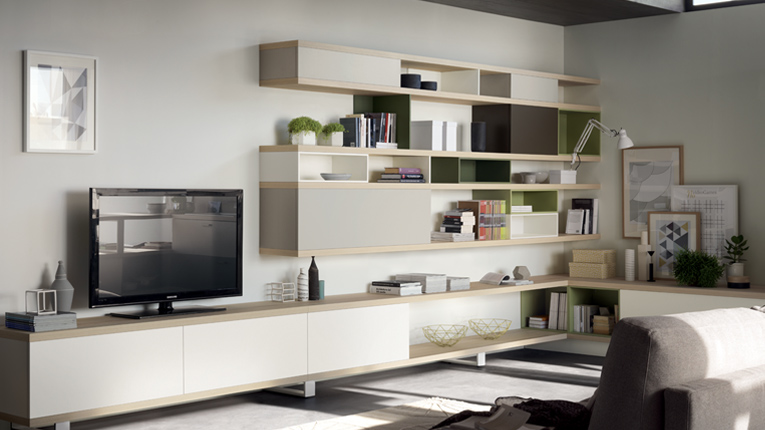 Soluzioni di arredo per il soggiorno con Foodsheld