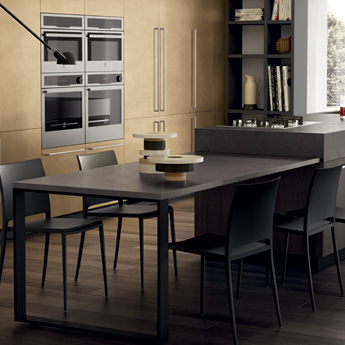 Cucina Mood Scavolini effetto ossidato Stained Brass