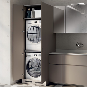 Armadi multifunzionali per Spazio Lavanderia Scavolini