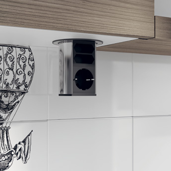 Torretta prese elettriche_Spazio Lavanderia Scavolini